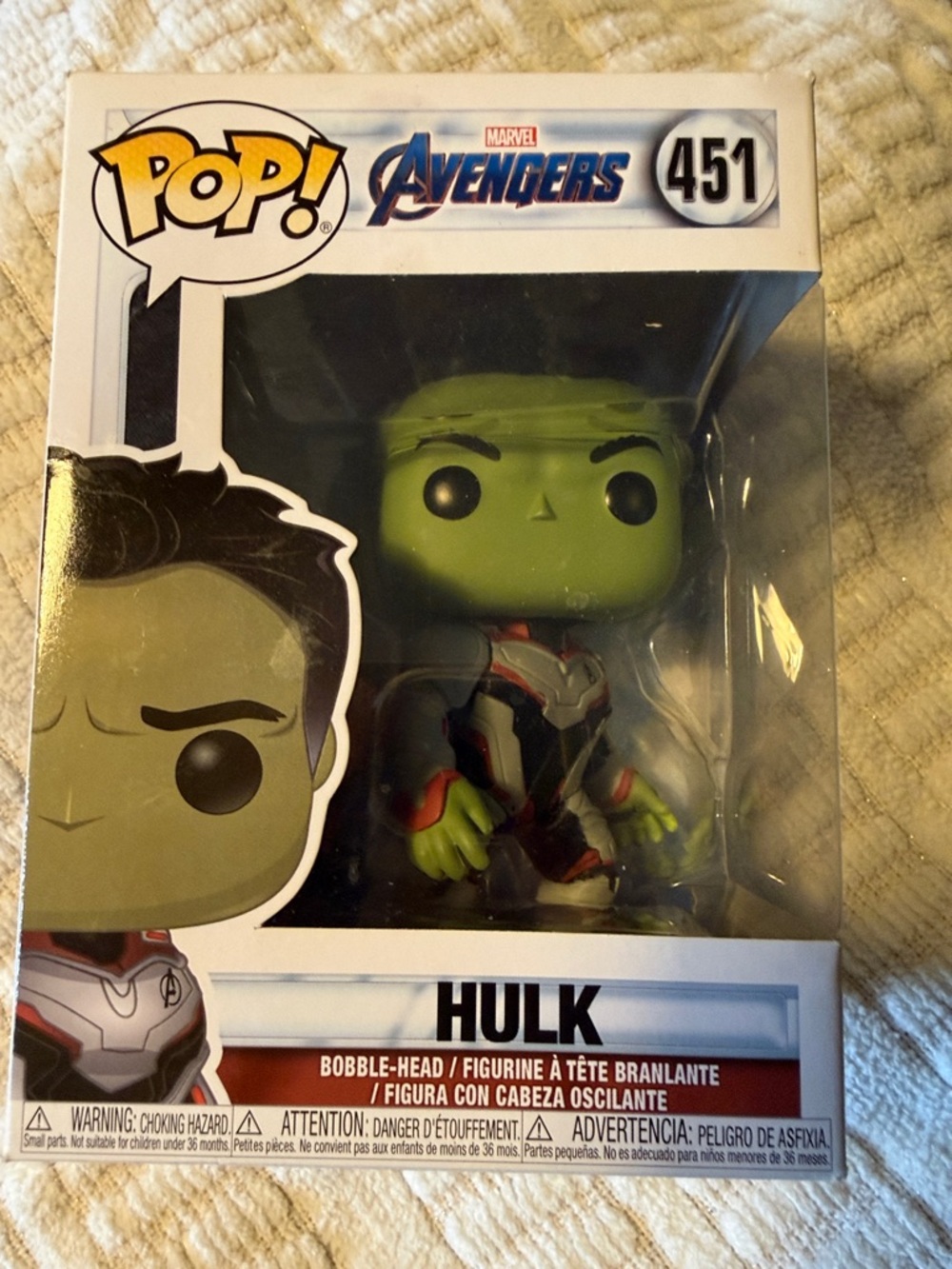 Funko Hulk Vinyl Figure - Green with Black and Red Accents- Marvel 451